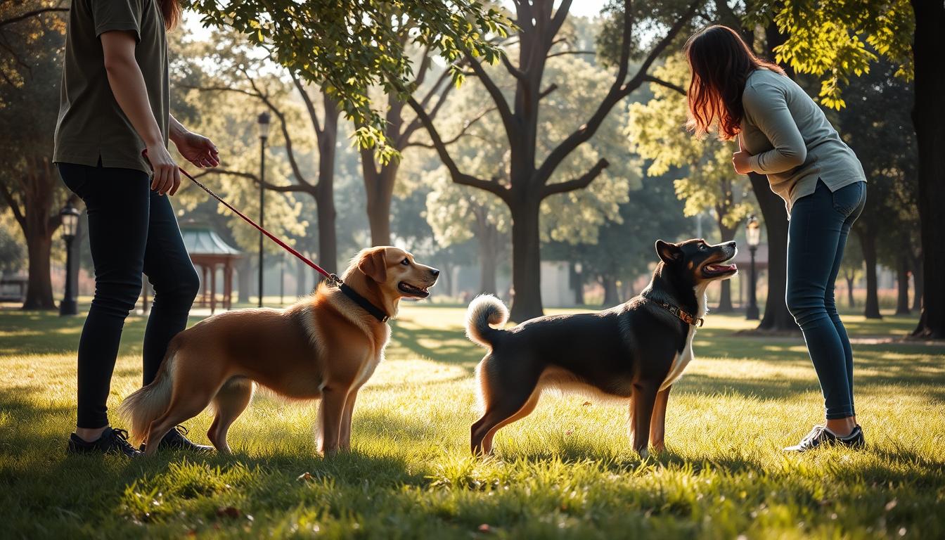 How to stop dogs from fighting